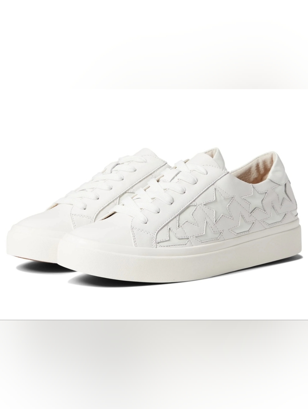 Vaneli Yolen White Star Platform Sneakers - Picture 2 of 2